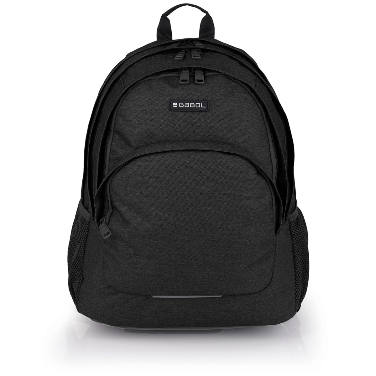 Mochila de Três Compartimentos Gabol Wolf Resistente À Água e Bolsa para Portátil 15,6'' Preto-1