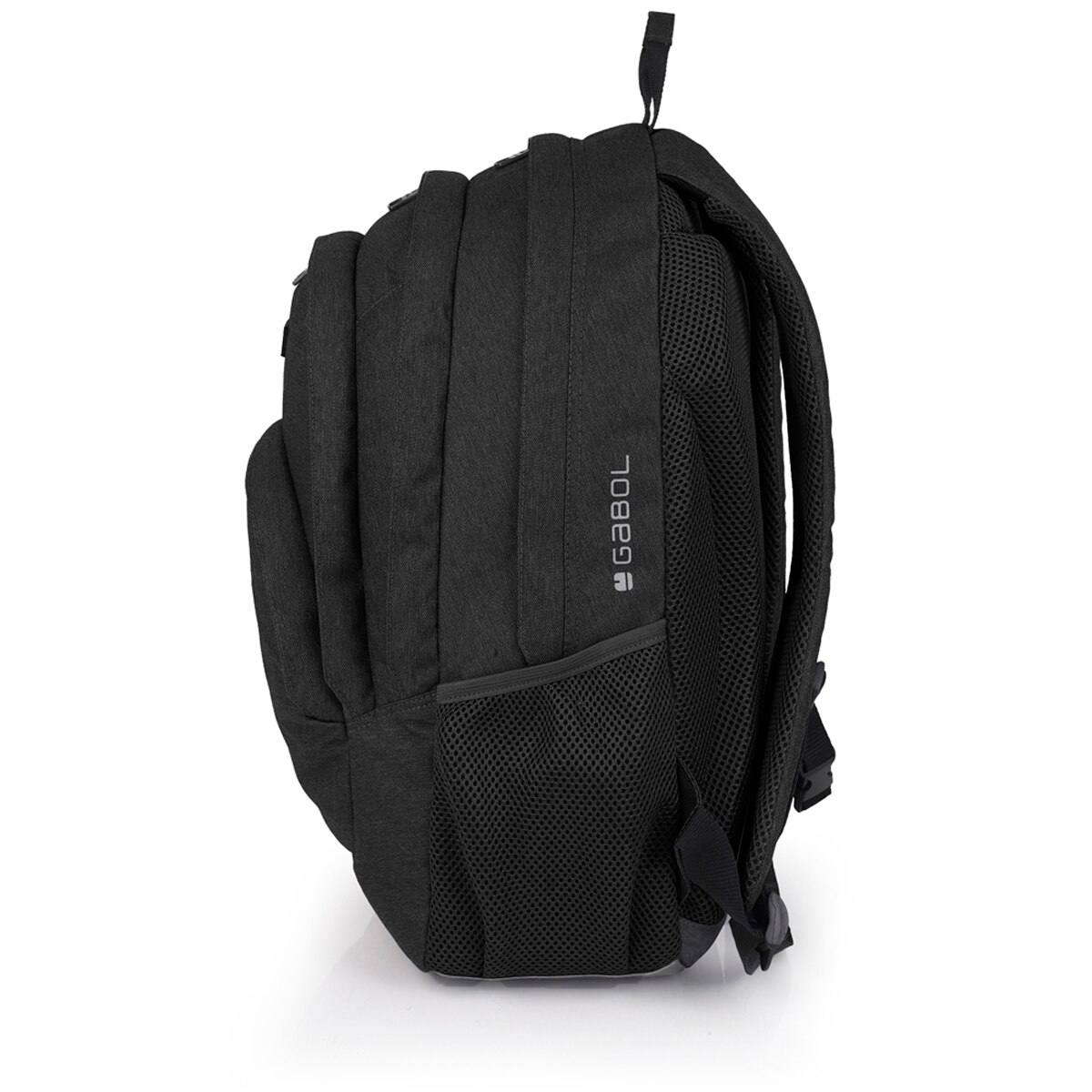 Mochila de Três Compartimentos Gabol Wolf Resistente À Água e Bolsa para Portátil 15,6'' Preto-2