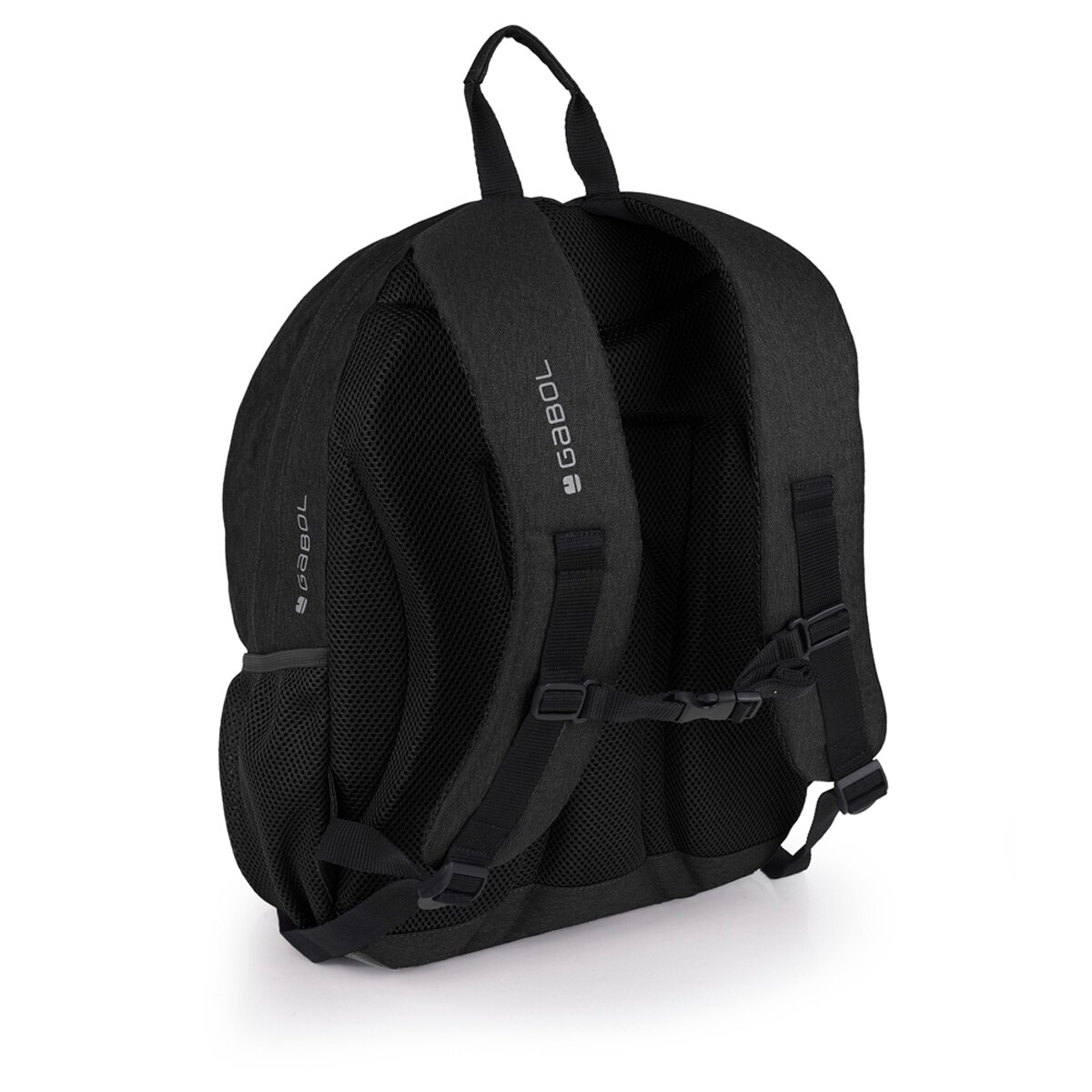 Mochila de Três Compartimentos Gabol Wolf Resistente À Água e Bolsa para Portátil 15,6'' Preto-5