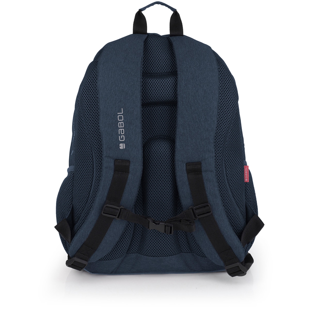 Mochila de Três Compartimentos Gabol Wolf Resistente À Água e Bolsa para Portátil 15,6'' Azul-marinho-3