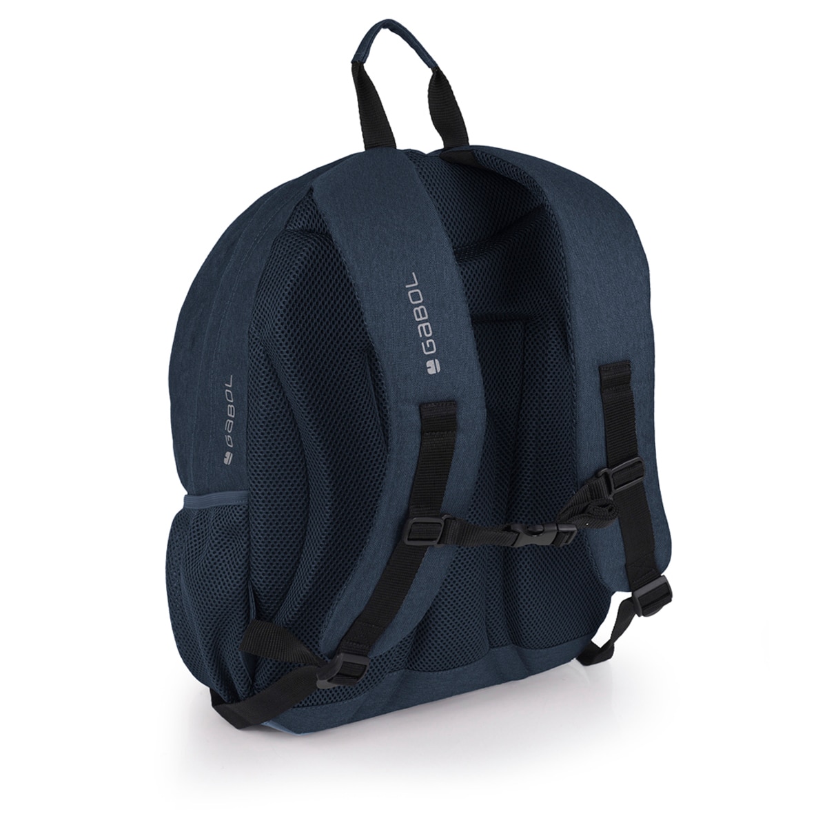 Mochila de Três Compartimentos Gabol Wolf Resistente À Água e Bolsa para Portátil 15,6'' Azul-marinho-5