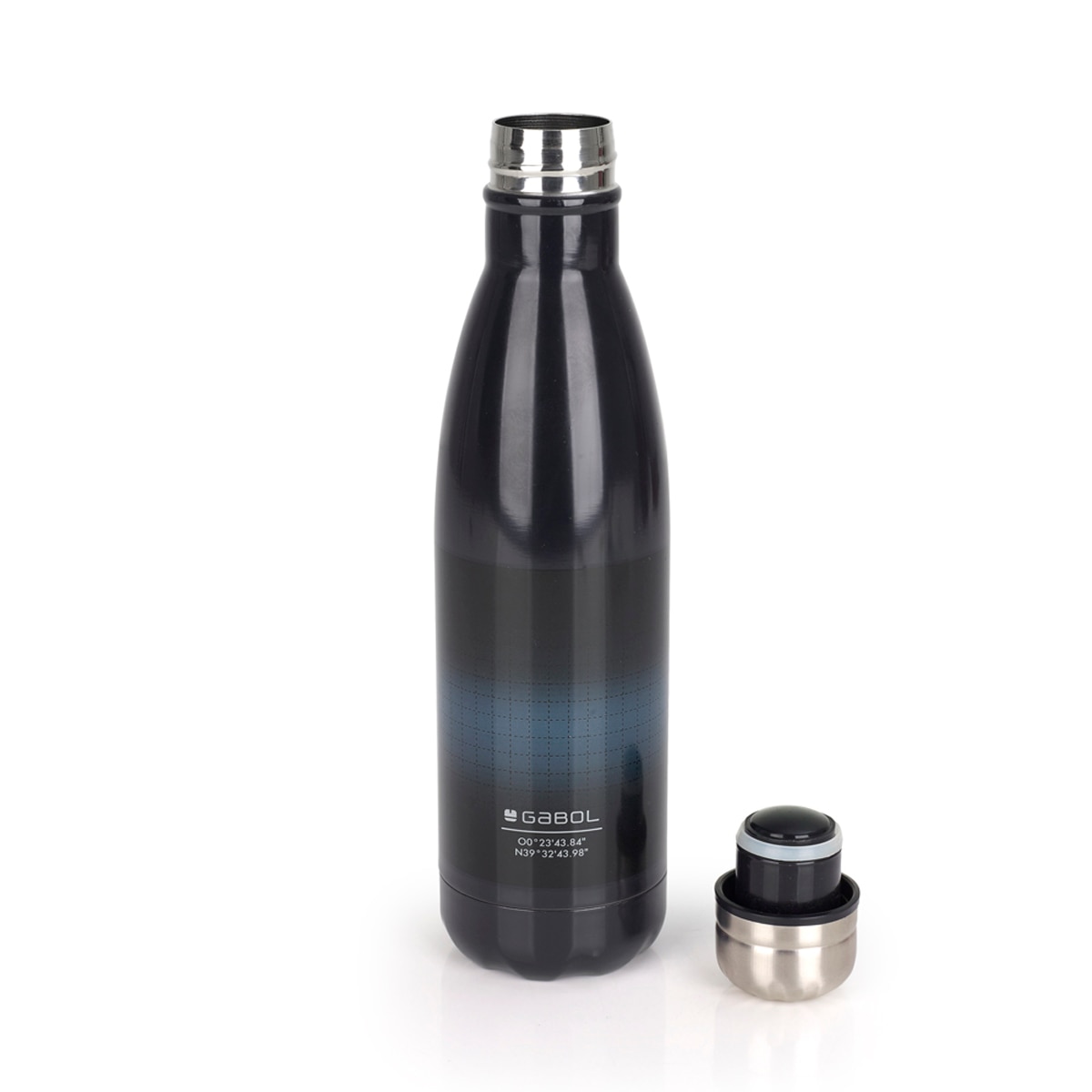 Garrafa Térmica de Aço Inoxidável Lion sem Bpa de 500ml Azul-marinho-2