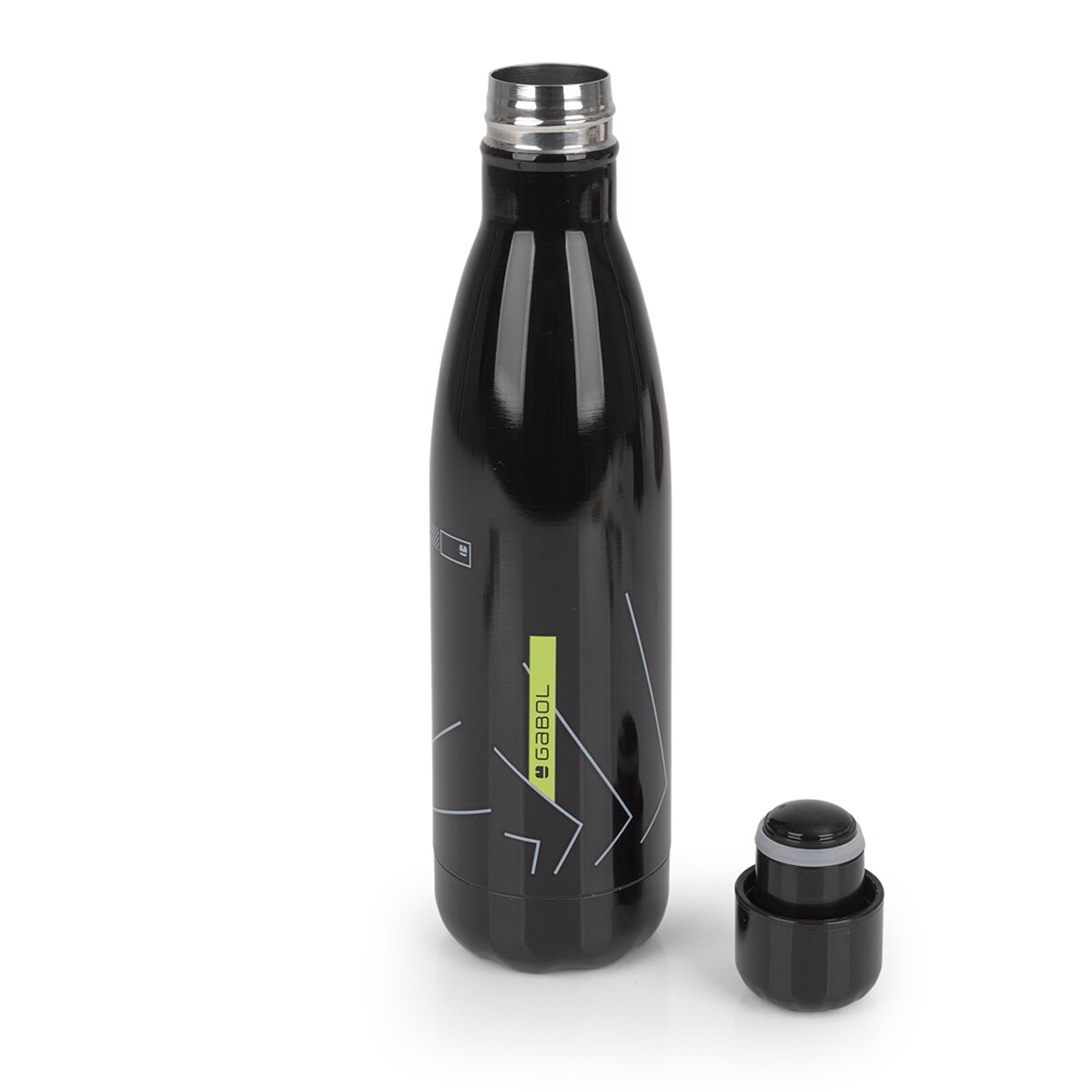 Garrafa Térmica de Aço Inoxidável Panther sem Bpa de 500ml Preto-2