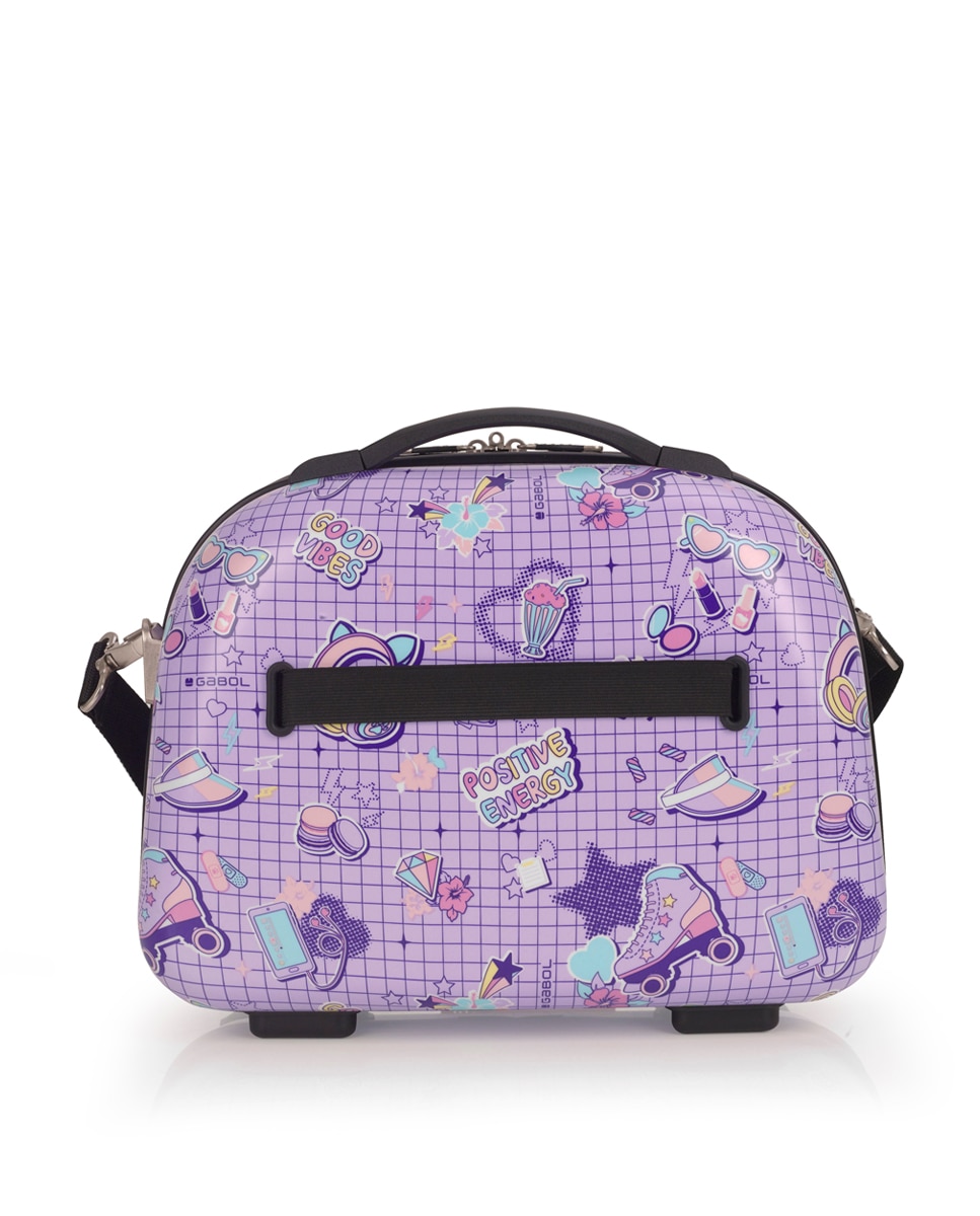 Necessaire Funny Rígido com Capacidade de 14l Lilás-3