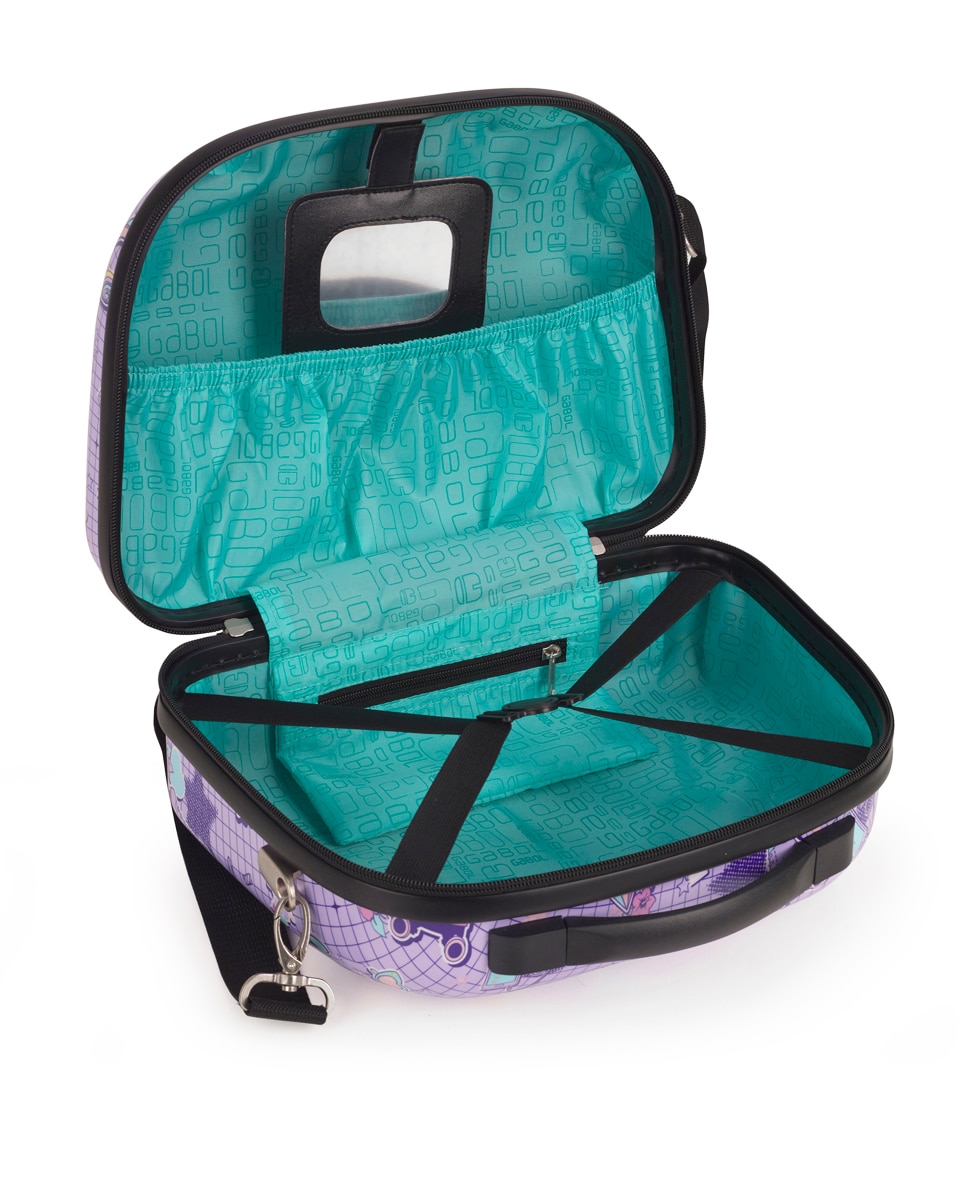 Necessaire Funny Rígido com Capacidade de 14l Lilás-4