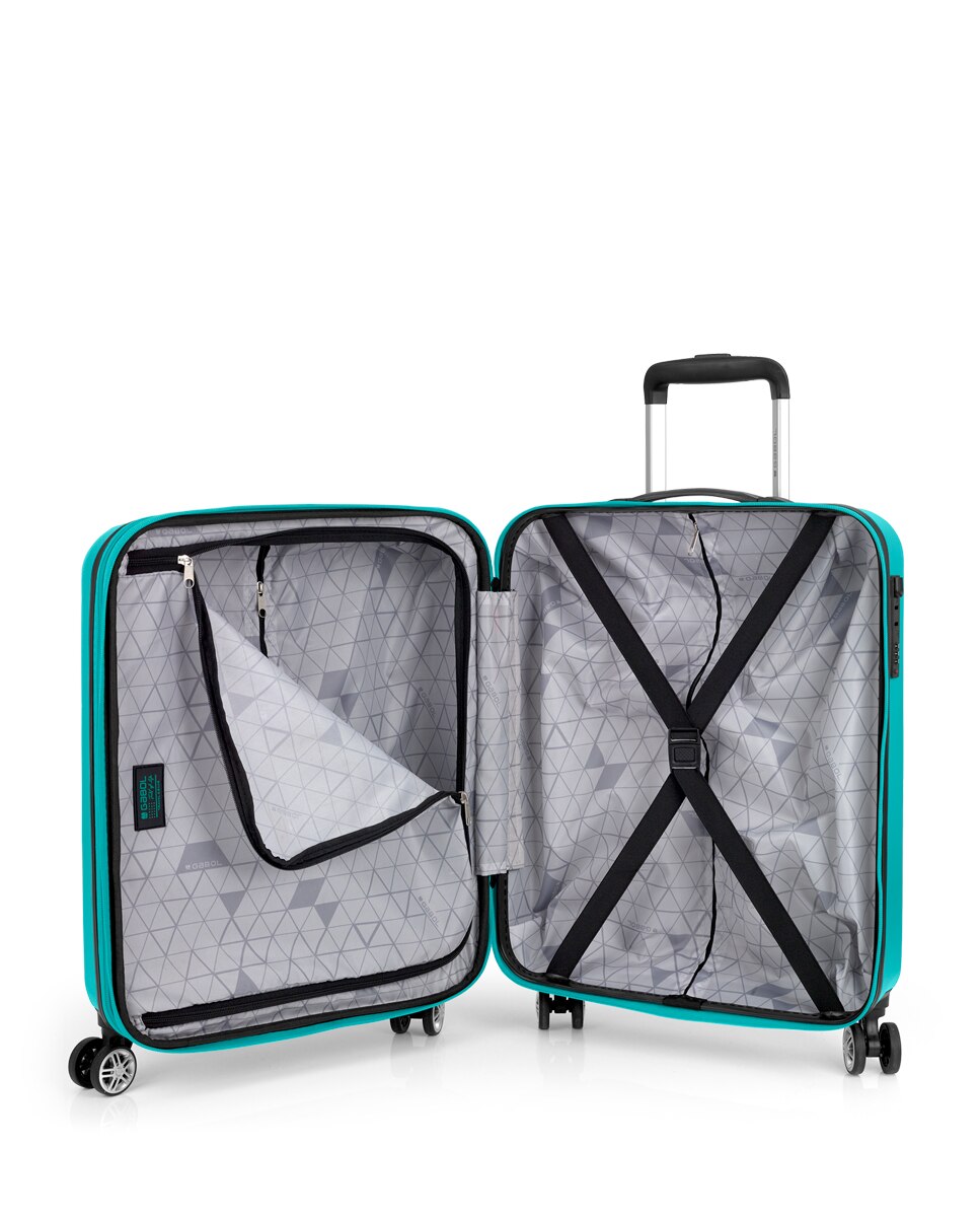 Mala de Cabine Expansível Future Plus com Capacidade de 47l Turquesa-4