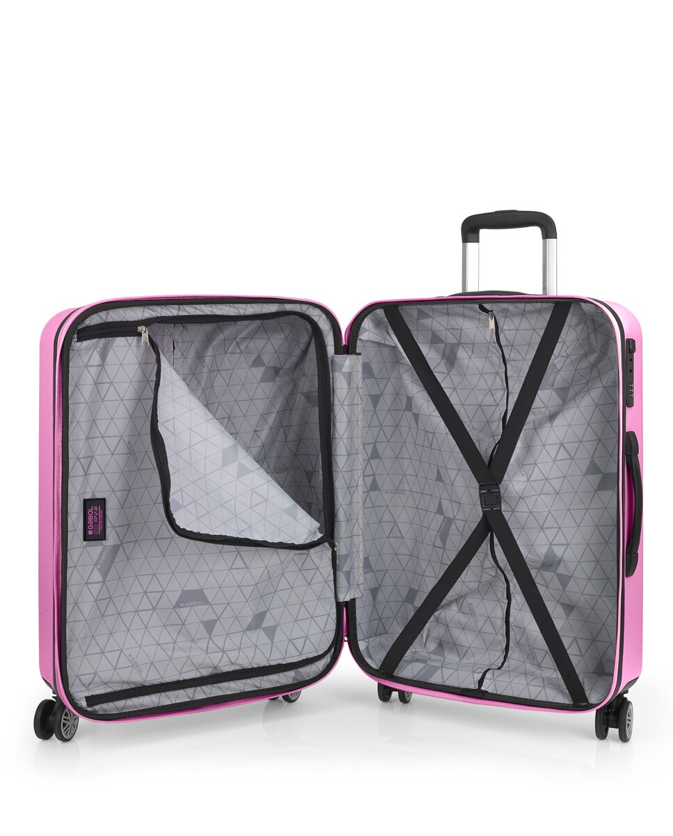 Mala Média Expandível Future Plus com Capacidade de 78l Rosa-4