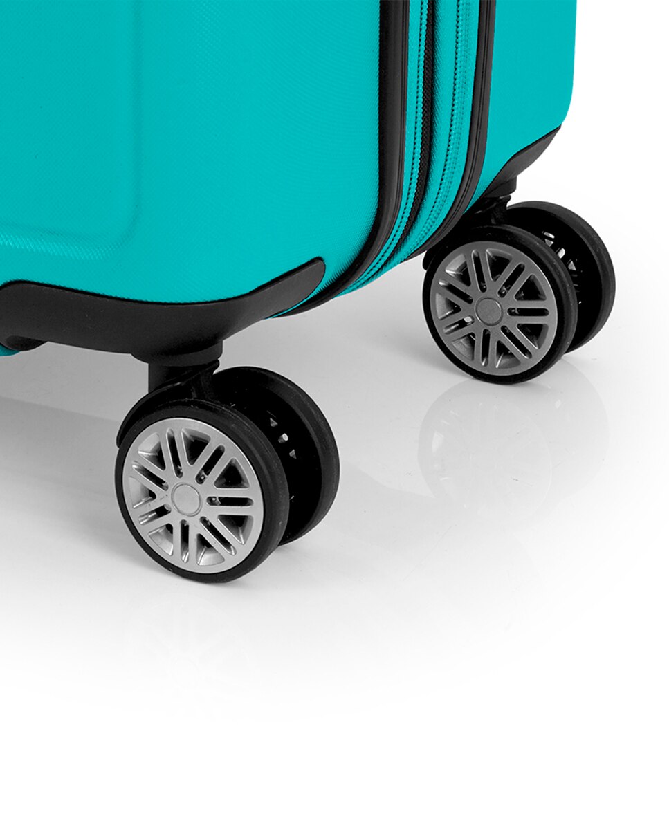 Mala Grande Future Plus Rígida, Expansível e com Capacidade Até 105,5 L Turquesa-5