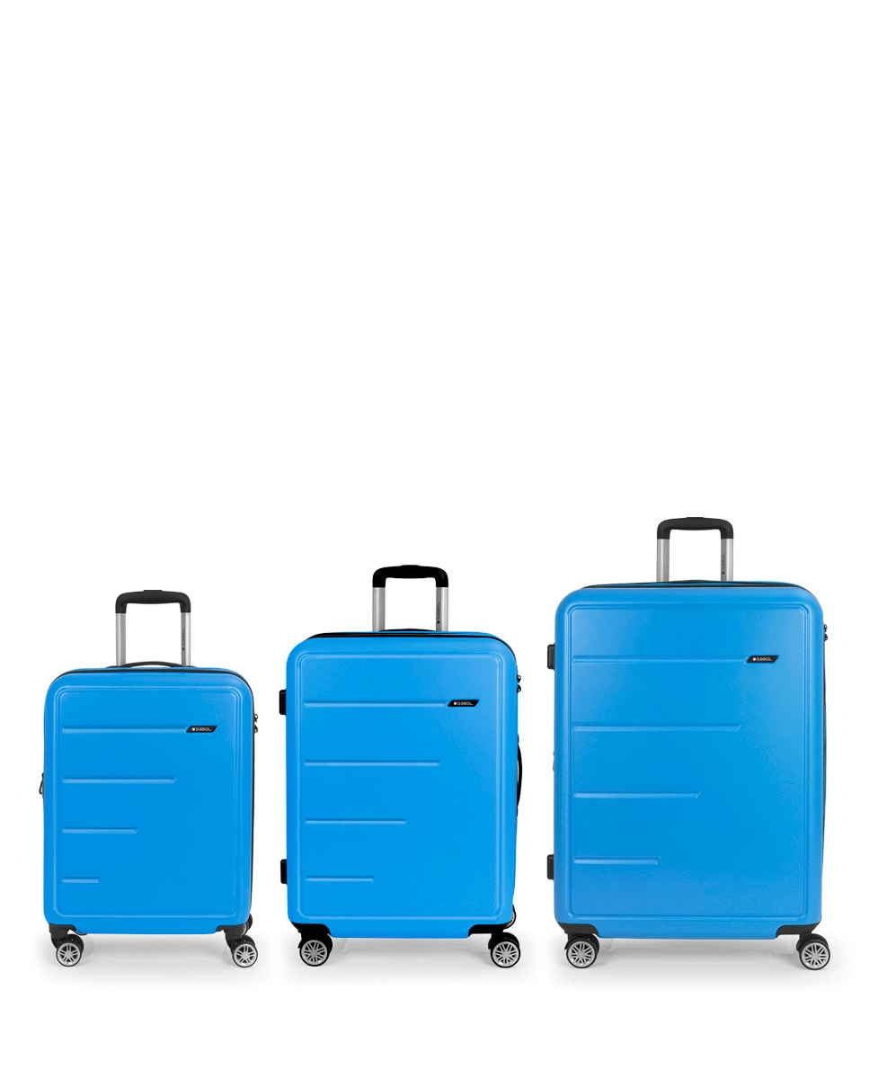 Imagem 0 de Conjunto de 3 Malas (cabine, Média e Grande) Expansíveis Future Plus com Capacidade de 217l