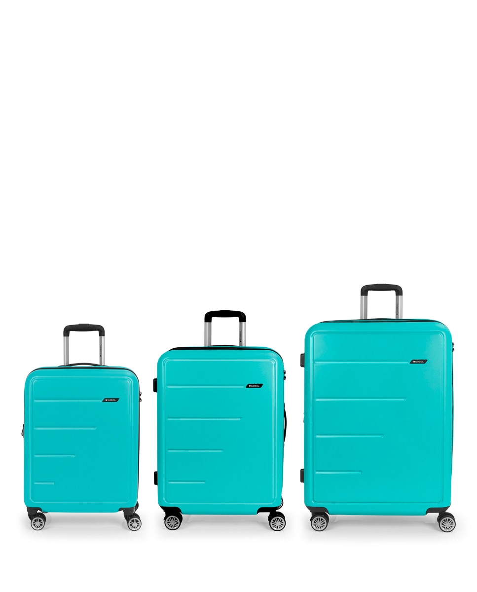 Imagem 0 de Conjunto de 3 Malas (cabine, Média e Grande) Expansíveis Future Plus com Capacidade de 217l