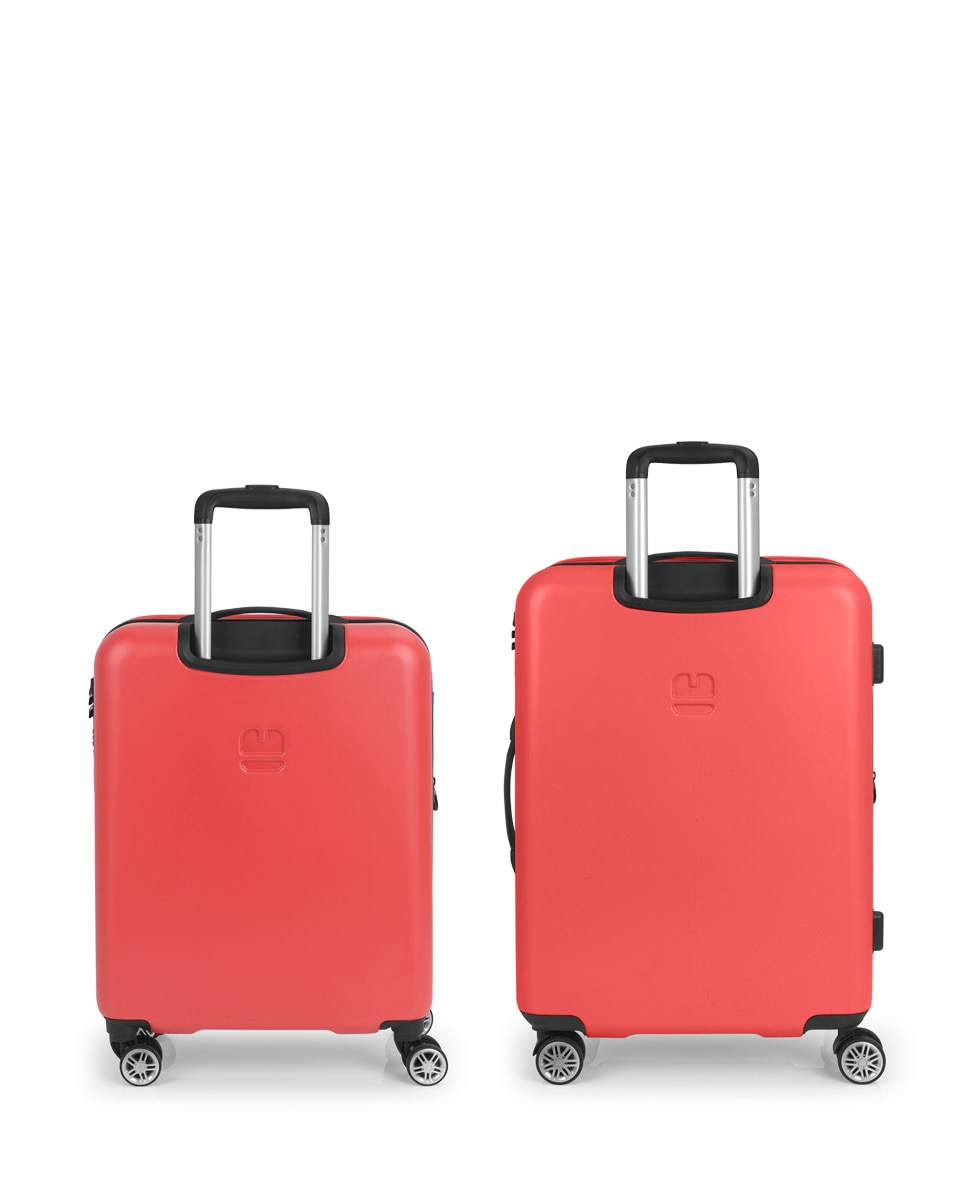 Conjunto de 2 Malas (cabine e Média) Expansíveis Future Plus com Capacidade de 111l Coral-3