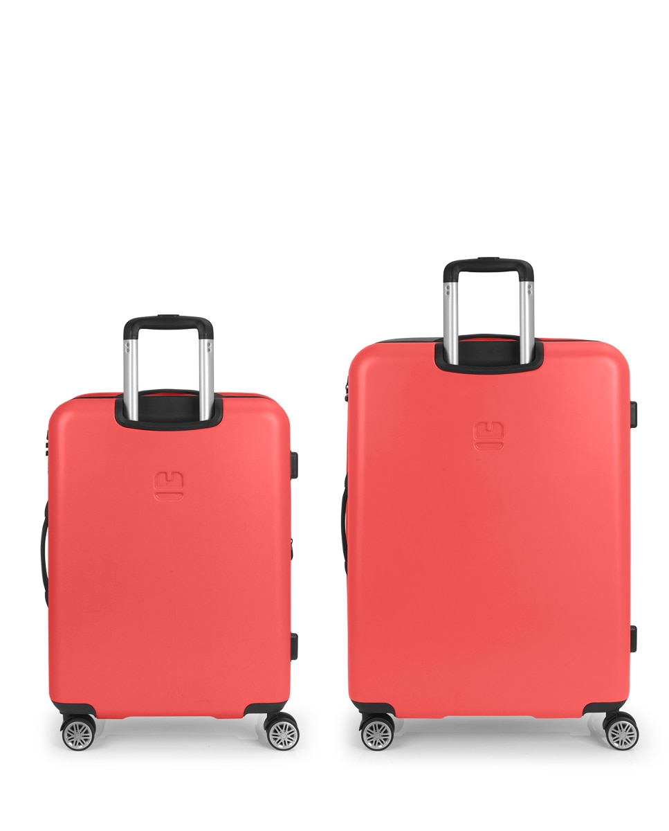 Conjunto de 2 Malas (média e Grande) Expansíveis Future Plus com Capacidade de 176l Coral-3