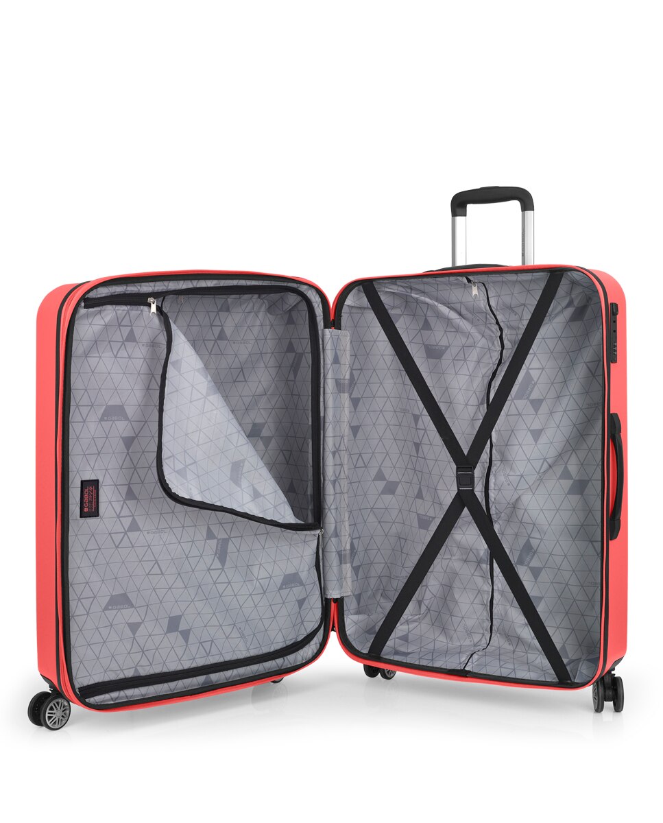 Conjunto de 2 Malas (média e Grande) Expansíveis Future Plus com Capacidade de 176l Coral-4
