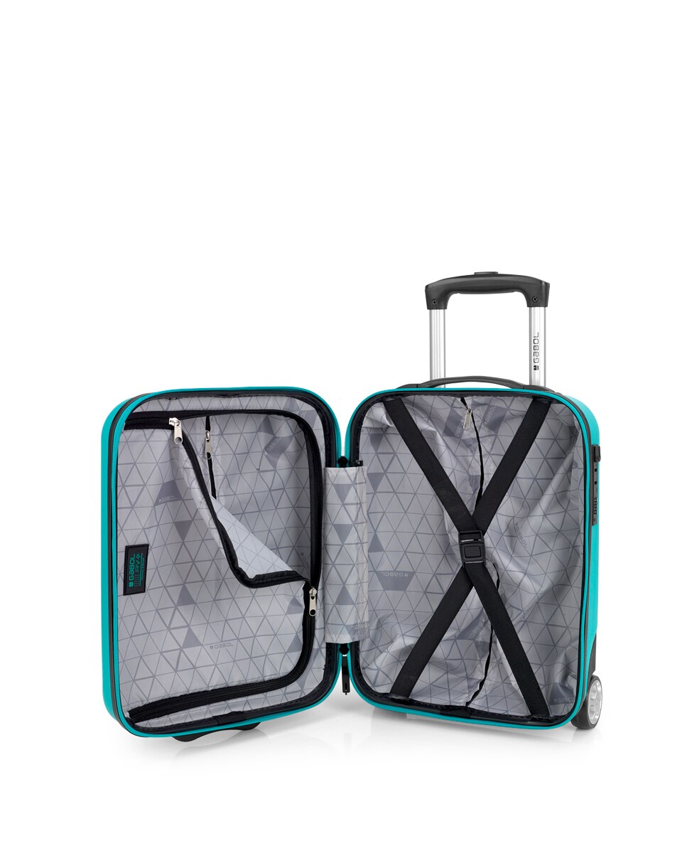 Conjunto de Malas Future Plus (bagagem de Mão, Cabine, Média e Grande) com Capacidade Até 240 L Turquesa-4
