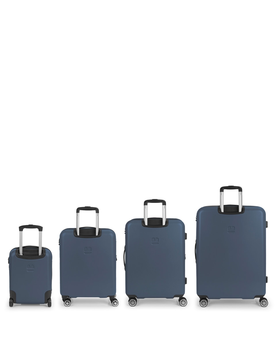 Conjunto de Malas Future Plus (bagagem de Mão, Cabine, Média e Grande) com Capacidade Até 240 L Azul-marinho-3