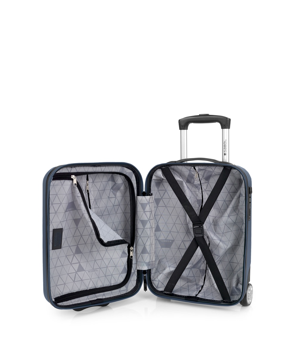 Conjunto de Malas Future Plus (bagagem de Mão, Cabine, Média e Grande) com Capacidade Até 240 L Azul-marinho-4