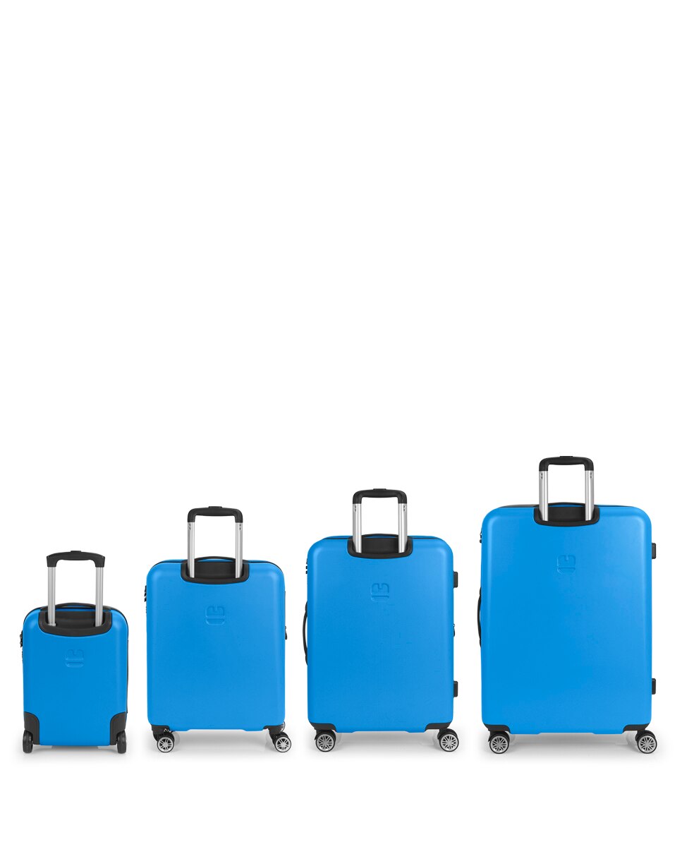 Conjunto de Malas Future Plus (bagagem de Mão, Cabine, Média e Grande) com Capacidade Até 240 L Azul-claro-3