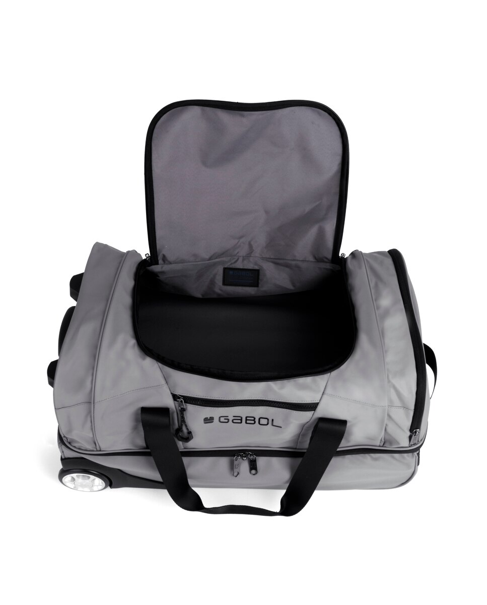 Mala com Rodas Canada Macia com Capacidade de 51 L Cinzento-5