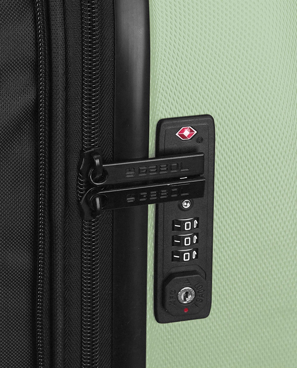 Mala Média Expandível Paradise Xp Rígida com Capacidade de 70 L Verde Água-6