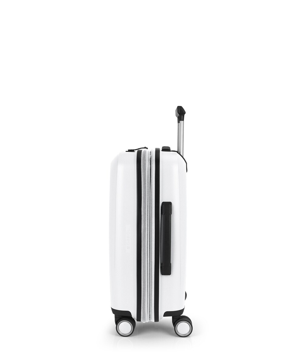 Mala de Cabine Expandível Brooklyn Rígida com Capacidade Até 42,5 L Branco-2