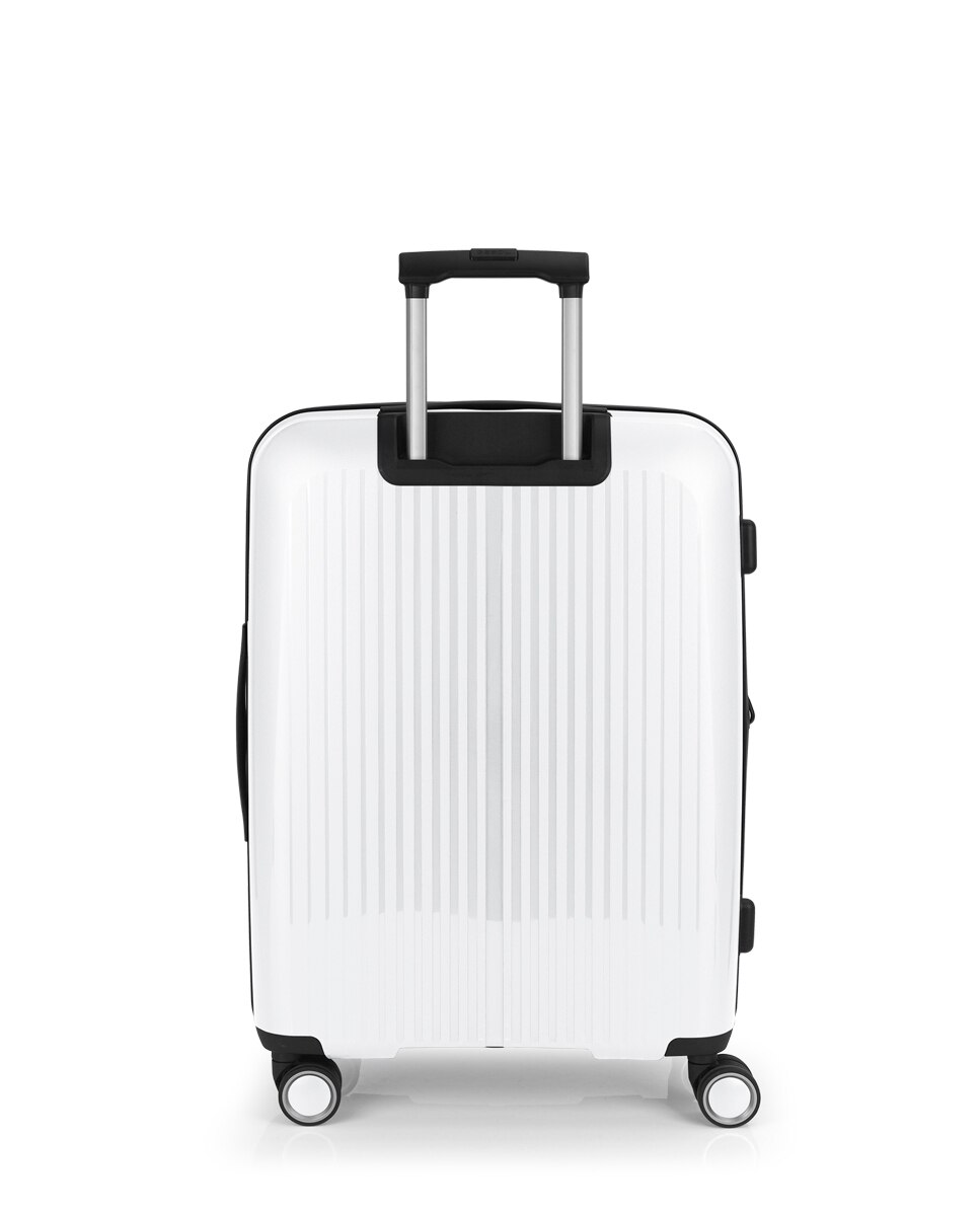 Mala Média Expandível Brooklyn Rígida com Capacidade Até 70 L Branco-3