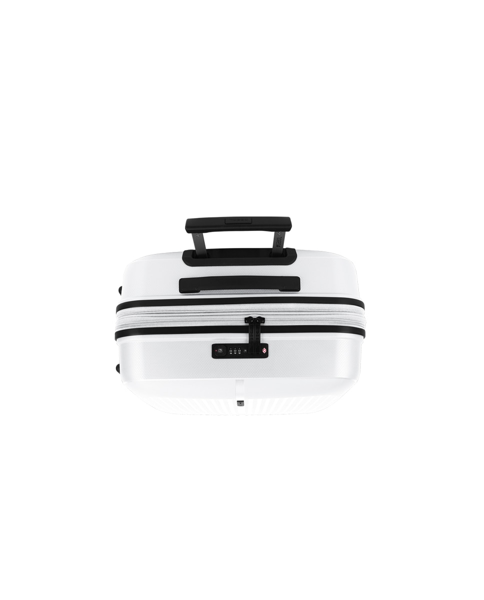Mala Média Expandível Brooklyn Rígida com Capacidade Até 70 L Branco-4