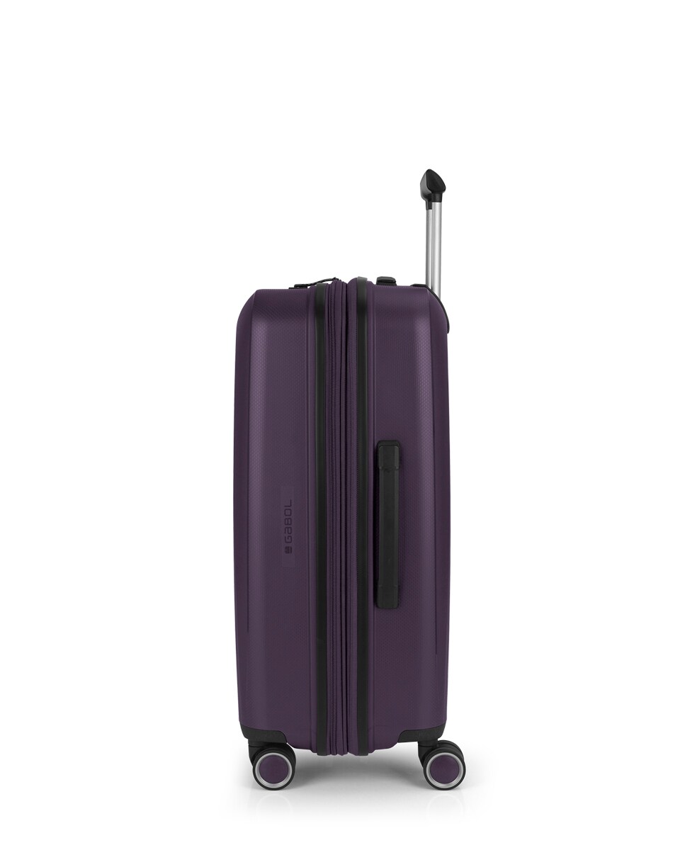 Mala Média Expansível Brooklyn Rígida com Capacidade Até 70 L Roxo-2