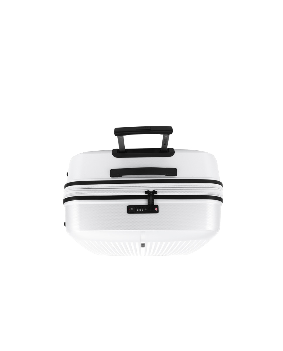 Mala Grande Expandível Brooklyn Rígida com Capacidade Até 109 L Branco-4