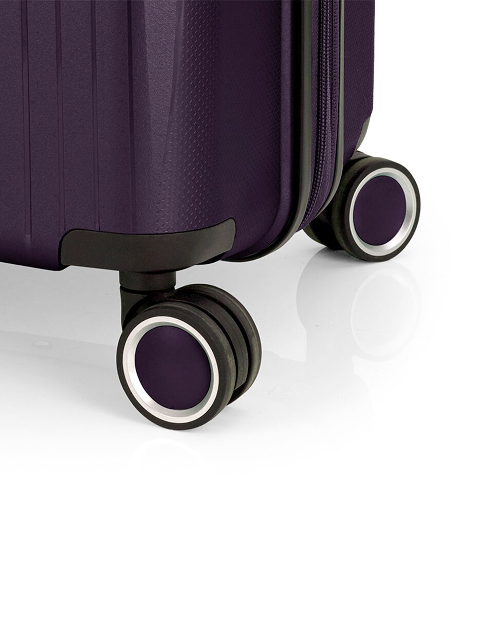 Conjunto de Malas (média e Grande) Expansíveis Brooklyn Rígidas com Capacidade Até 179 L Roxo-6