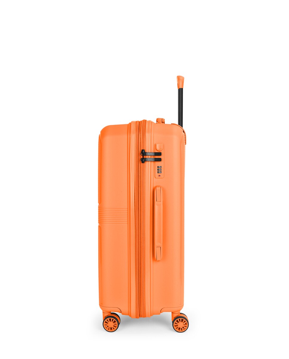 Mala Média Expandível Steady Rígida com Capacidade Até 70,6 L Laranja-2