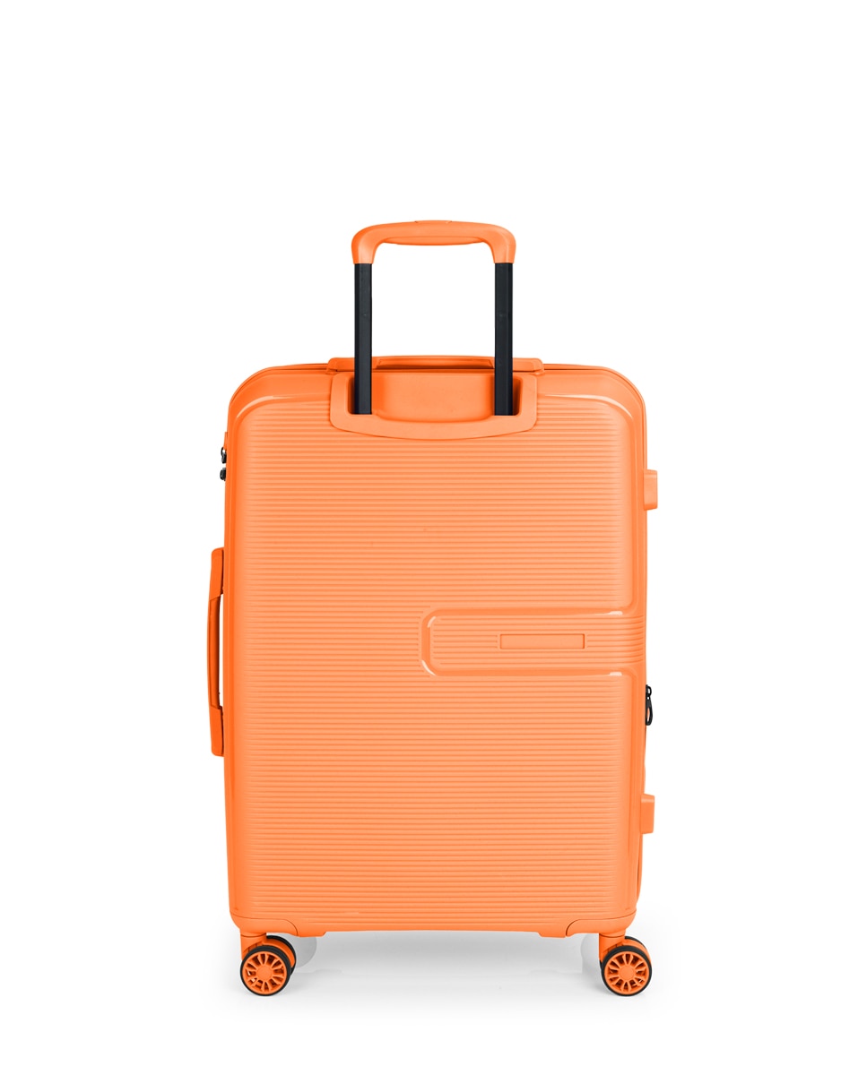 Mala Média Expandível Steady Rígida com Capacidade Até 70,6 L Laranja-3