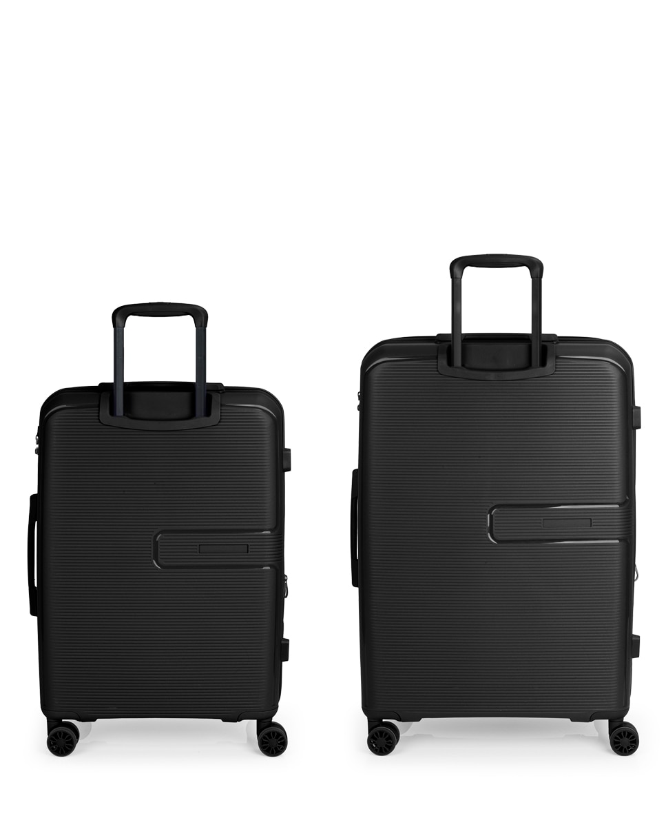 Conjunto de Malas Expansíveis (média e Grande) Steady, com Capacidade Até 157 L Preto-3