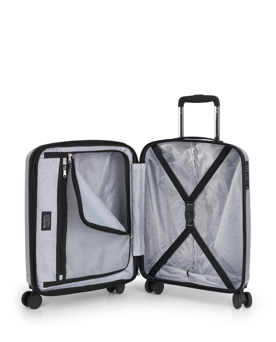 Mala de Cabine Expansível Radar com Capacidade de 37 L Prata-4