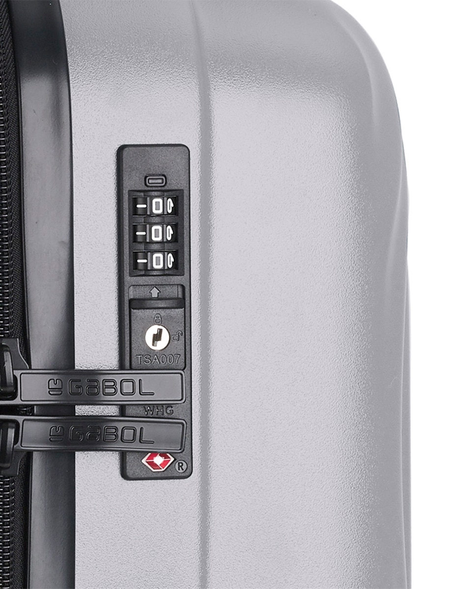 Mala de Cabine Expansível Radar com Capacidade de 37 L Prata-6