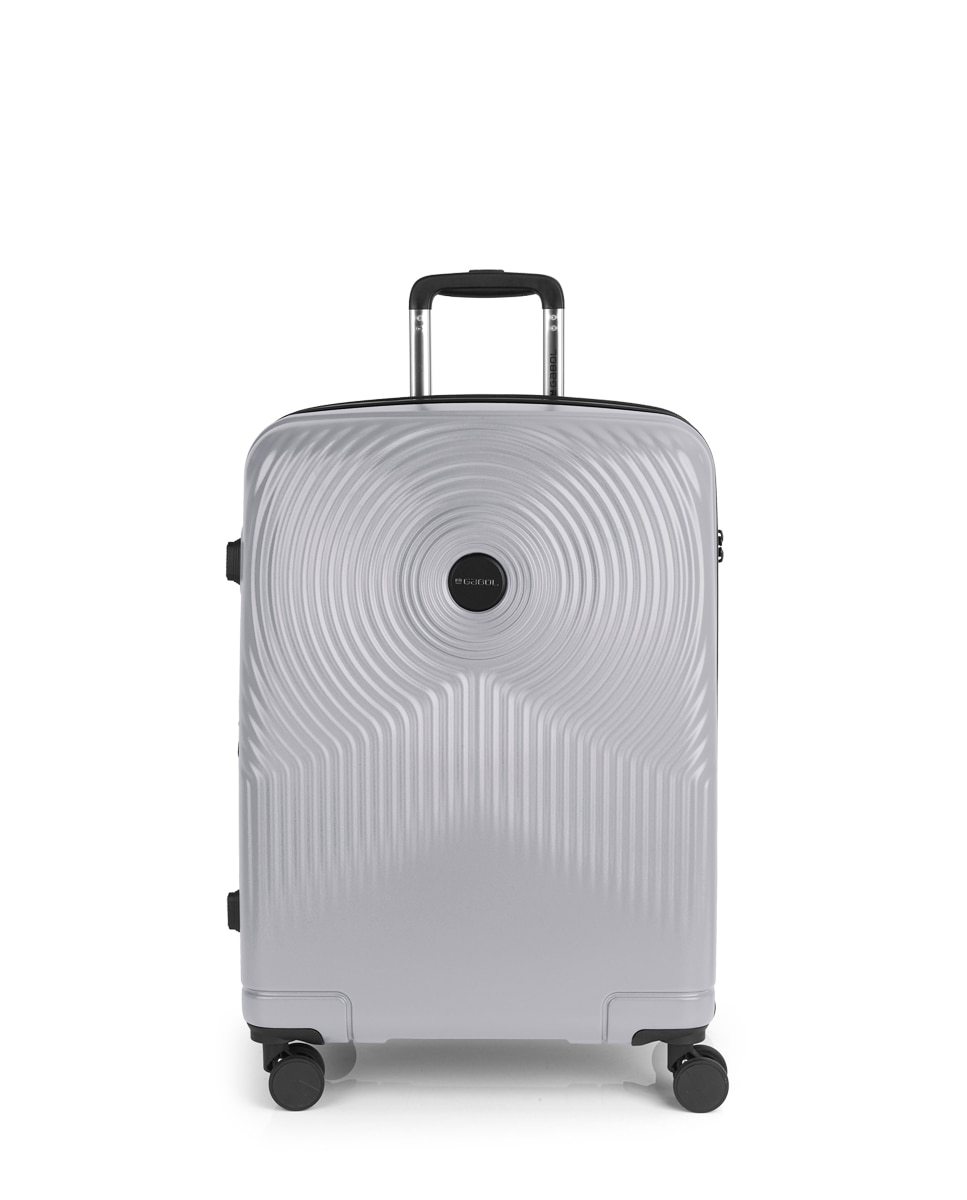 Mala Média Expandível Radar com Capacidade de 72,6 L Prata-1