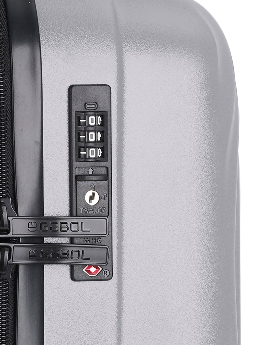 Mala Média Expandível Radar com Capacidade de 72,6 L Prata-6