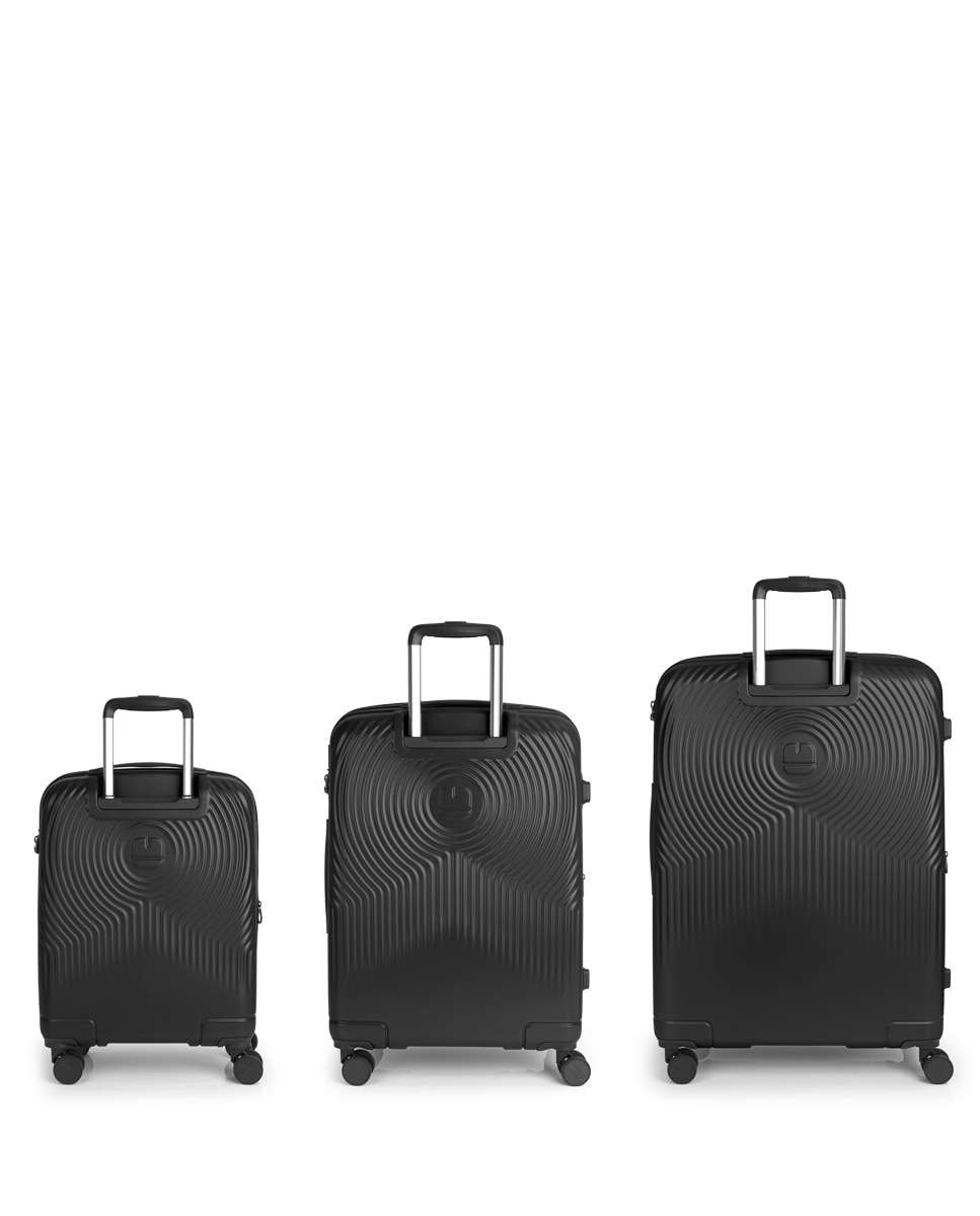 Conjunto de Malas Expansíveis (cabine, Média e Grande) Radar com Capacidade Até 224 L Preto-3