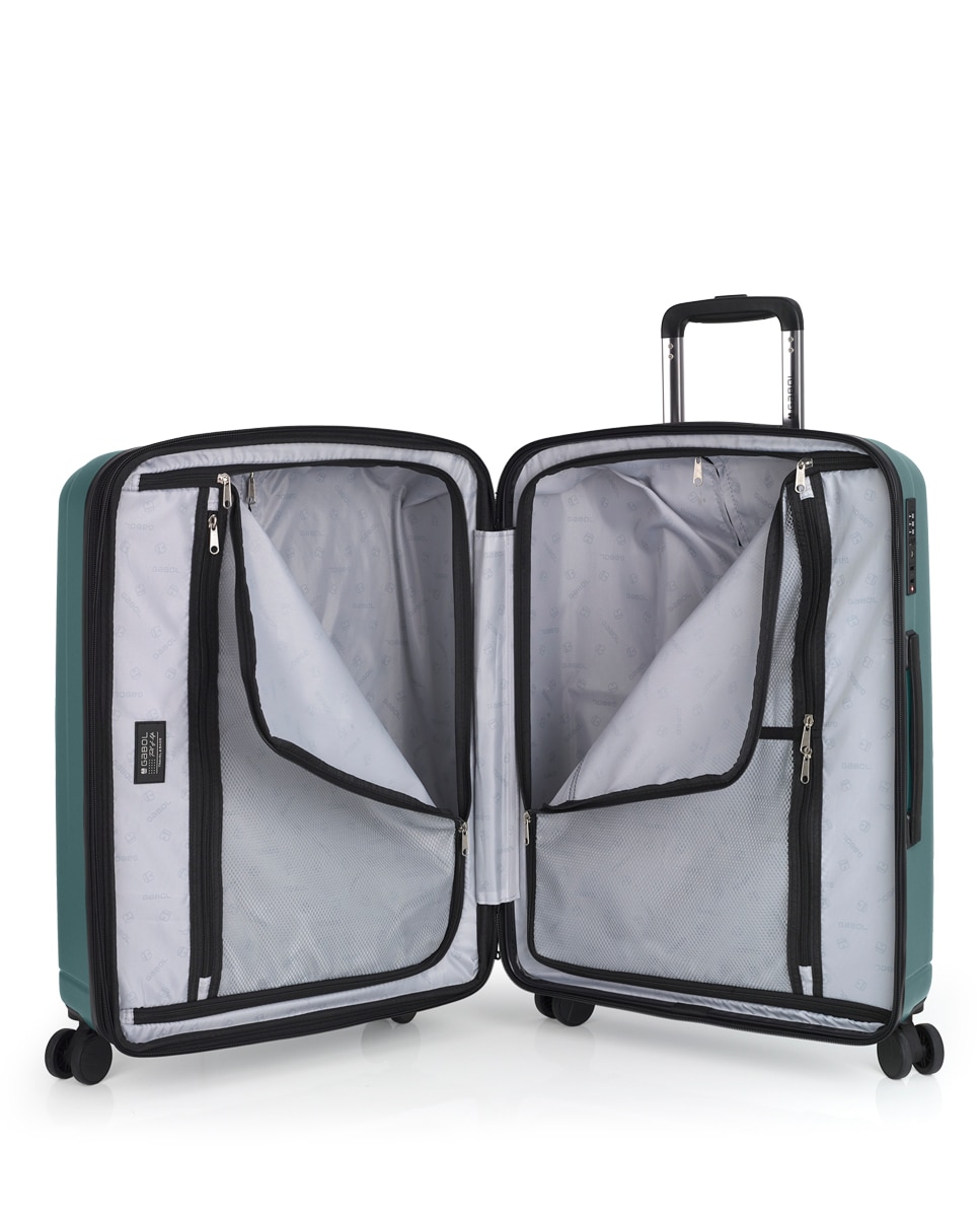 Conjunto de Malas Expansíveis (cabine e Média) Radar com Capacidade Até 110 L Verde-4