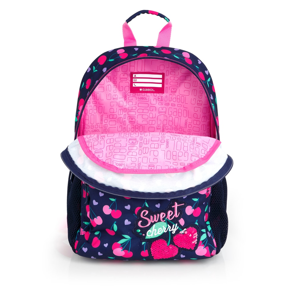 Mochila com Acople a Carro Gabol Sweet de Poliéster Resistente À Água Azul-marinho-4
