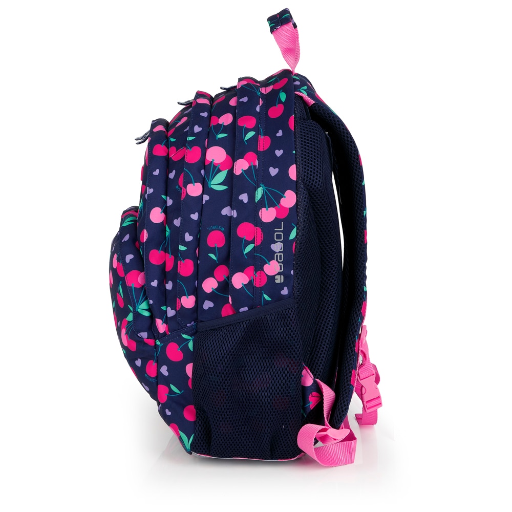 Mochila Três Compartimentos Gabol Sweet de Poliéster Resistente À Água Azul-marinho-2