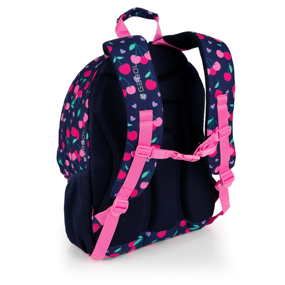 Mochila Três Compartimentos Gabol Sweet de Poliéster Resistente À Água Azul-marinho-6