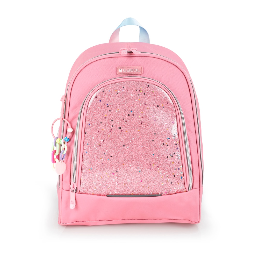 Imagem 0 de Mochila Pequena Gabol Glam de Poliéster e Purpurina