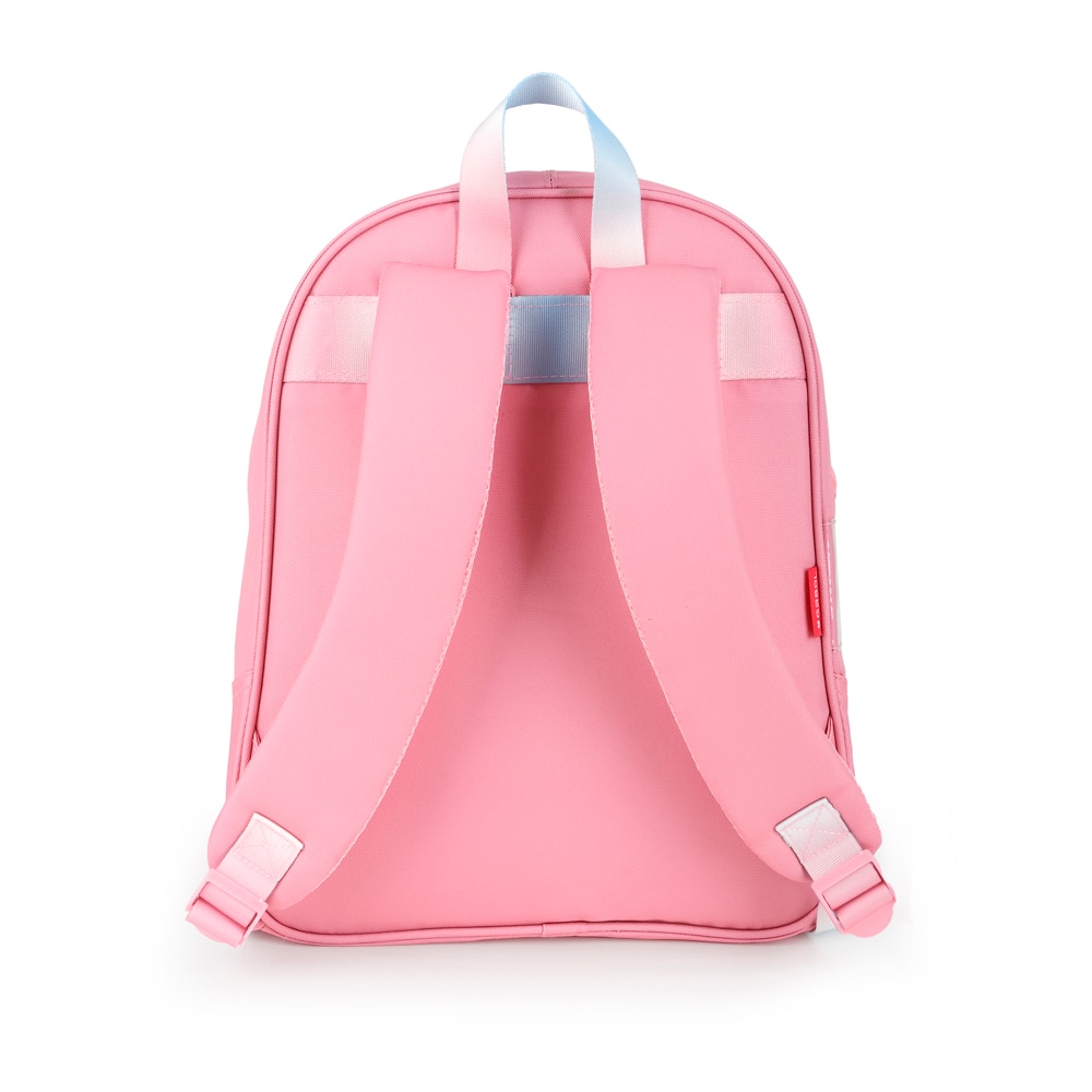 Mochila Pequena Gabol Glam de Poliéster e Purpurina Rosa-3