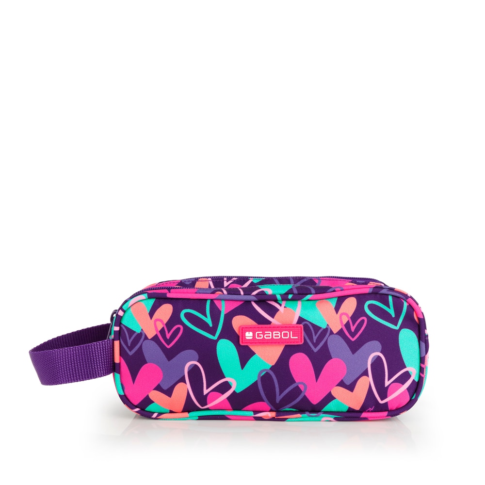 Imagem 0 de Estojo Triplo com Alça Gabol Kokoro de Poliéster Resistente À Água