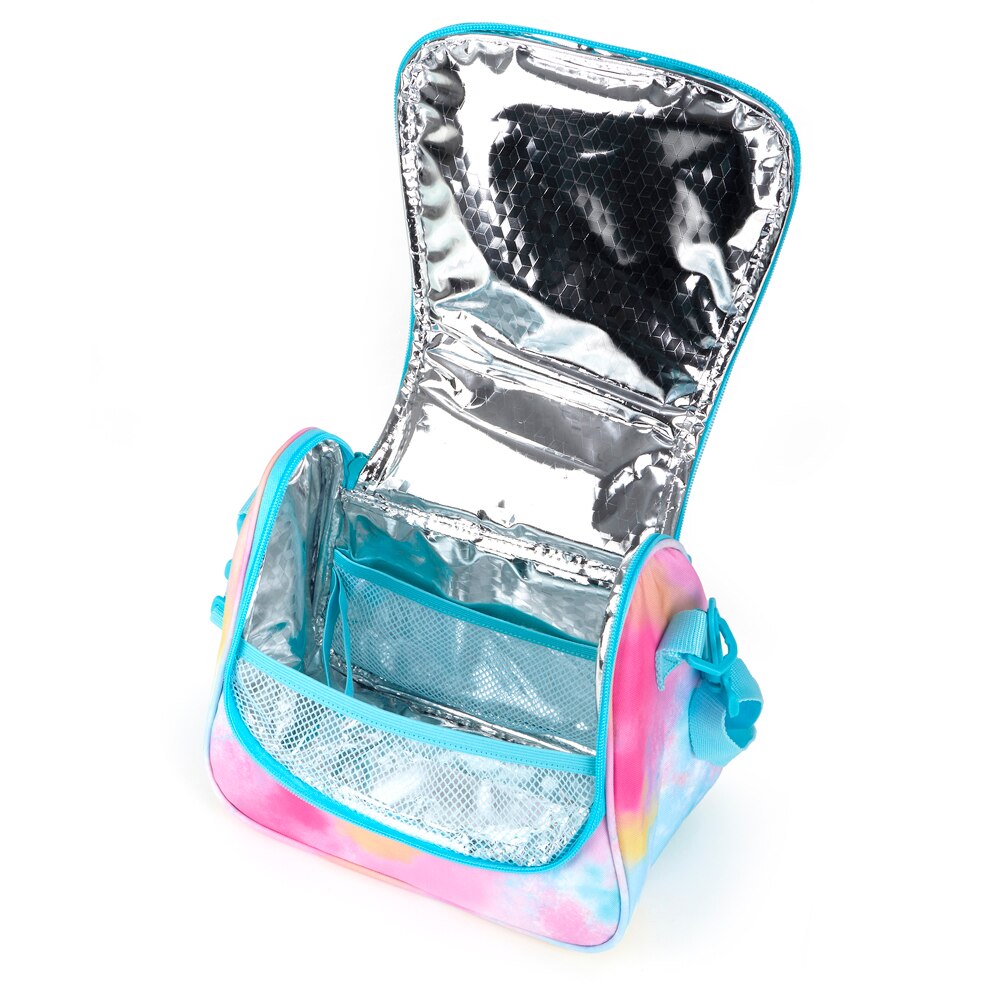 Porta Alimentos Térmico Gabol Mystic de Poliéster Resistente À Água Celeste-4