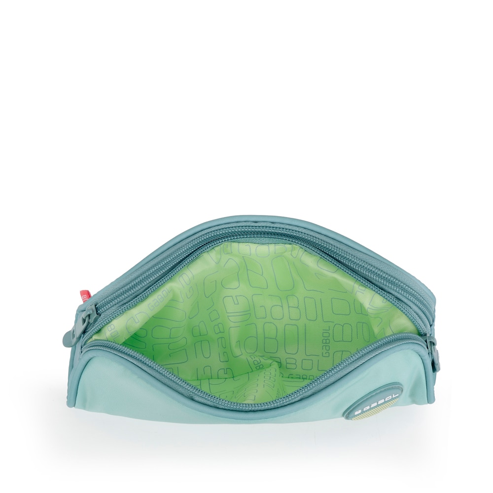 Estojo Duplo Gabol Whisper de Poliéster Resistente À Água Verde-menta-4