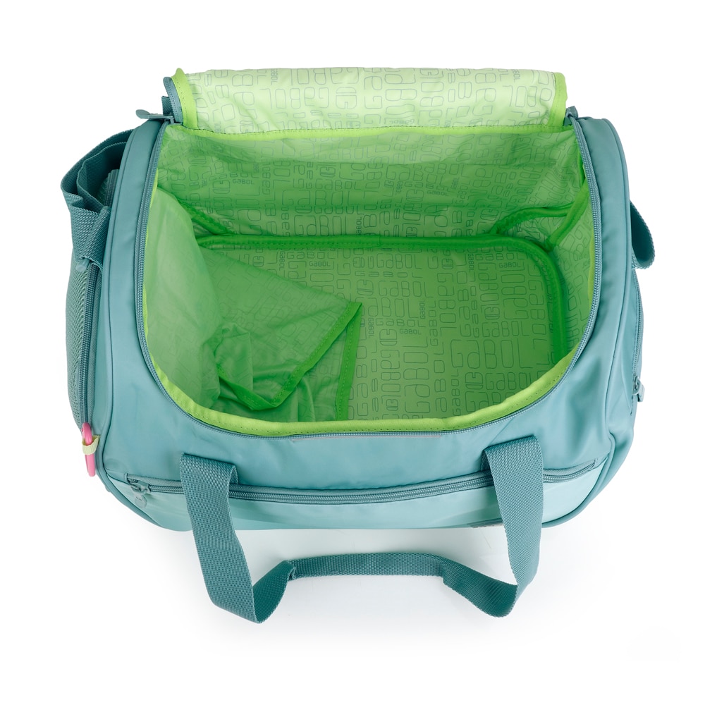 Mala de Viagem Gabol Whisper de Poliéster Resistente À Água Verde-menta-5
