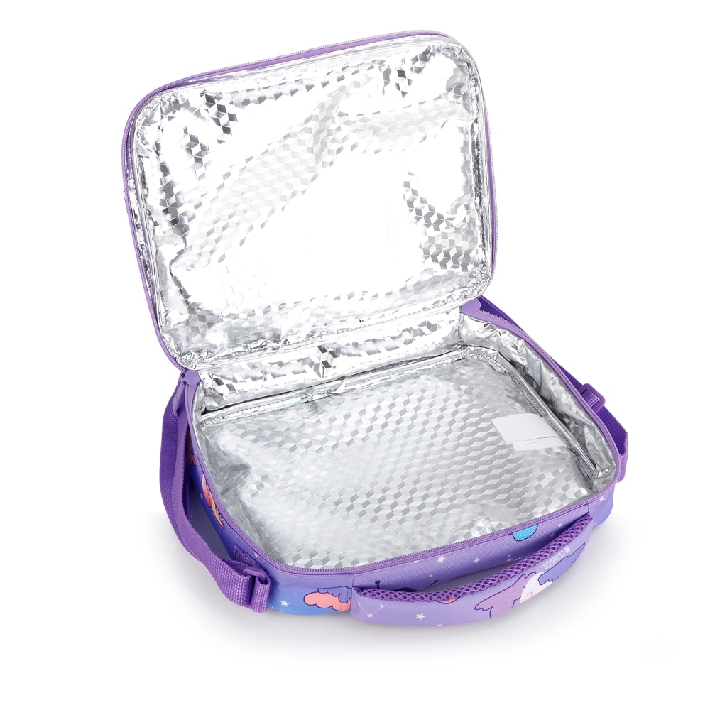 Porta-alimentos Térmico Gabol Cosmos de Poliéster Resistente À Água Lilás-4