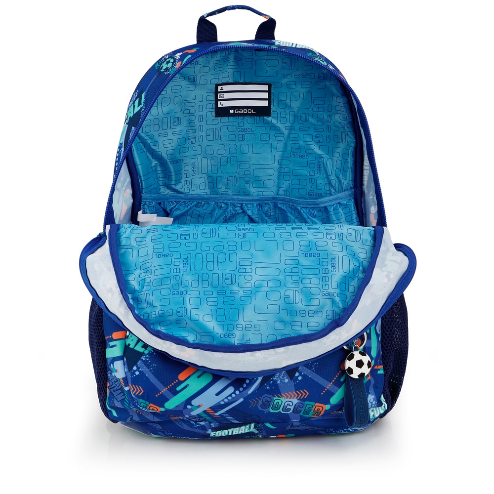 Mochila Adaptável a Carro Gabol Crew de Poliéster Resistente À Água Azul-5