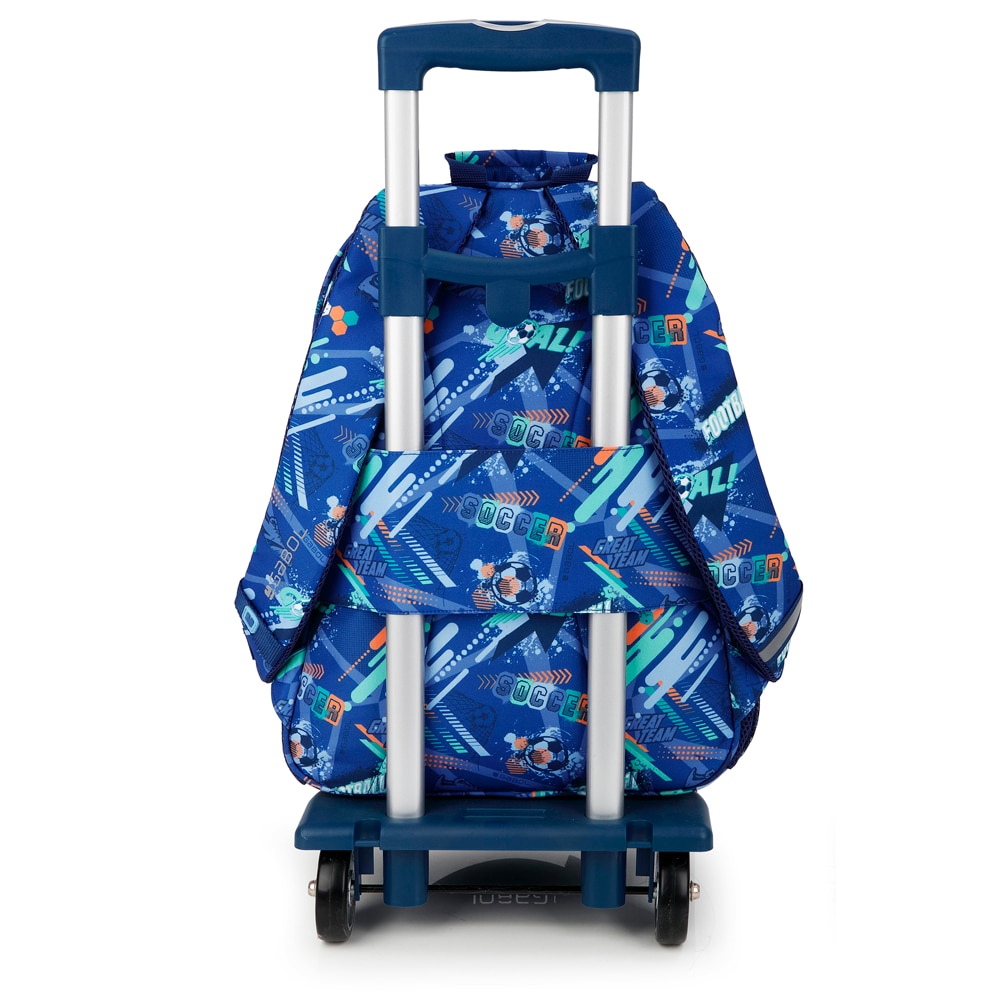 Mochila Adaptável a Carro Gabol Crew de Poliéster Resistente À Água Azul-6